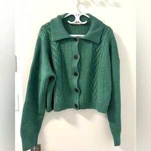 Aritzia Babaton wool button front cardigan